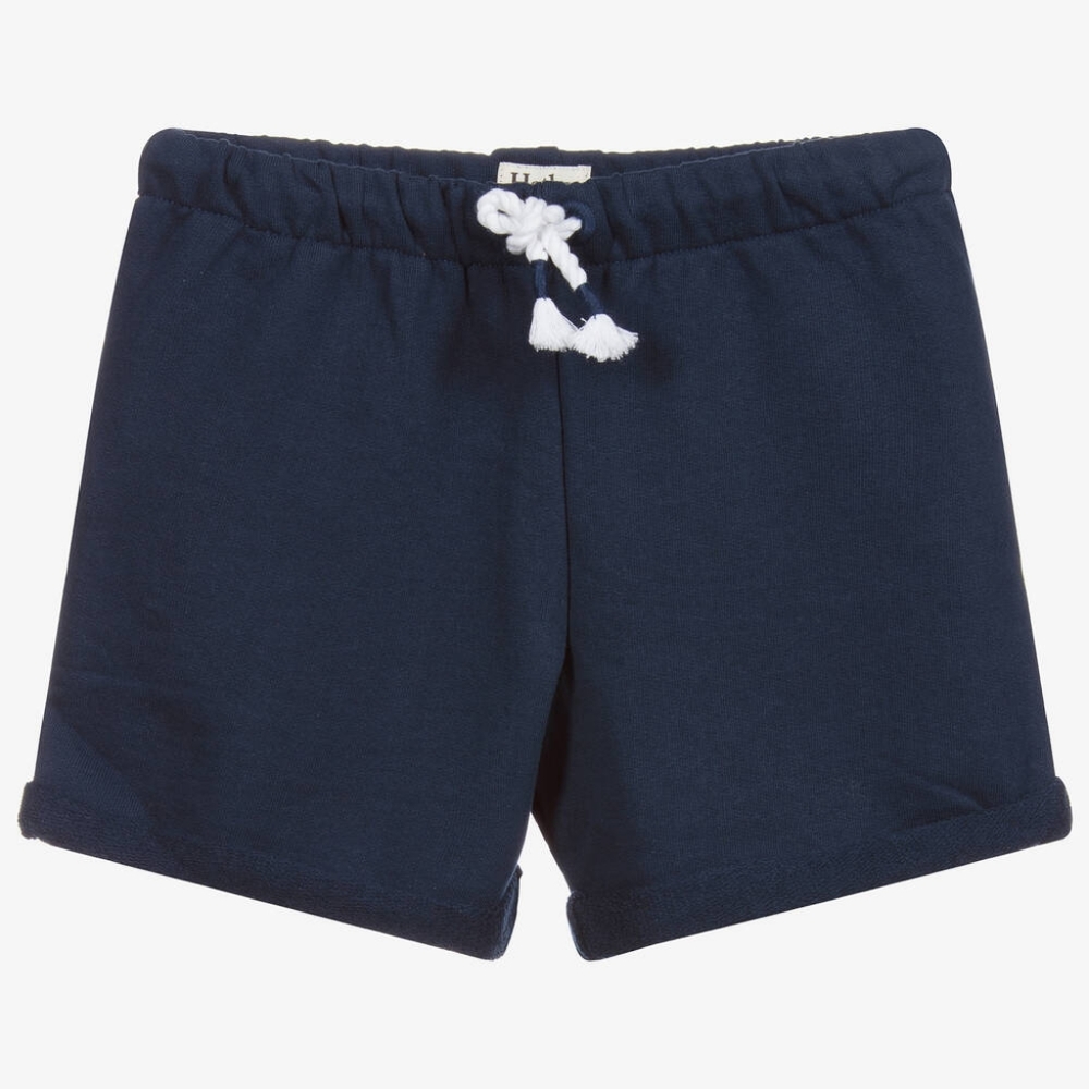 Hatley Baby navy blue jersey shorts